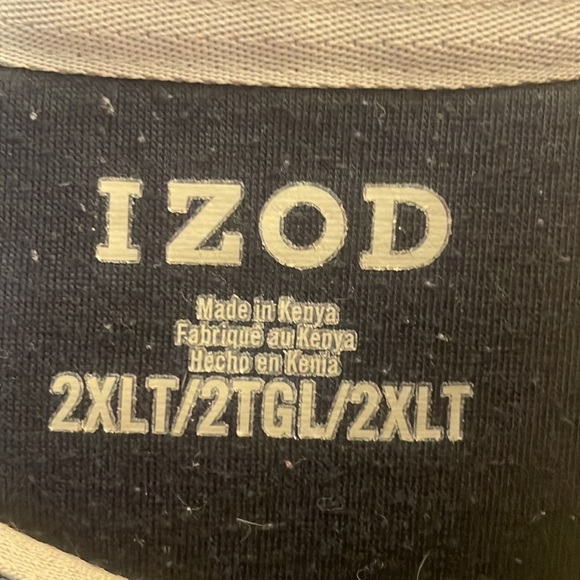 Izod pullover 1/4 zip - Picture 2 of 3